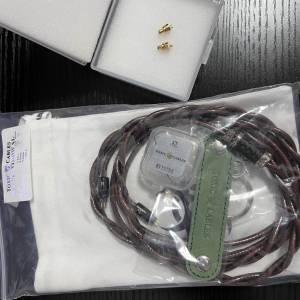 全新Toxic cable BWXL black widow XL 原色 eletech versa (包2pin/mmcx/PE) to 4.4...