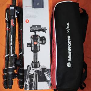 I Manfrotto Befree Advanced 碳纖維旅行三 腳架套装 MKBFRTC4-BH + MH494-BH 有盒...
