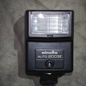 minolta AUTO 200X 菲林機 膠片機 film camera 閃燈 功能正常