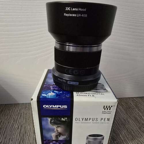 Olympus m43 m4/3 45mm f1.8