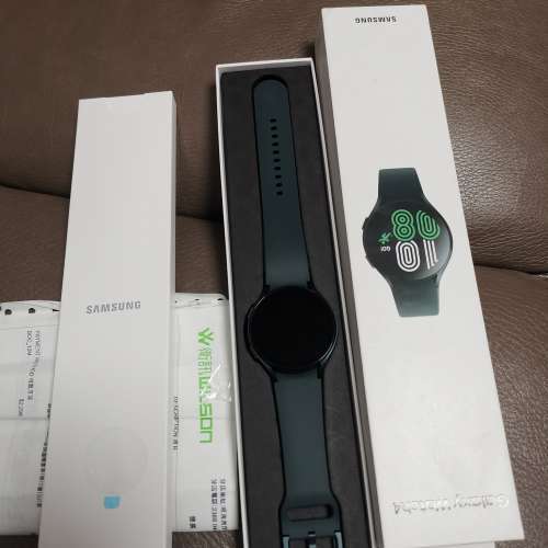 98%新Samsung Galaxy Watch4 44mm (BT)R870 智能手錶 （GREEN）