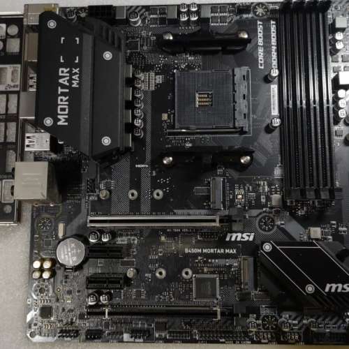MSI B450M MORTAR MAX Micro-ATX 主機版 正版Window10Pro Socket AM4