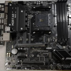 MSI B450M MORTAR MAX Micro-ATX 主機版 正版Window10Pro Socket AM4