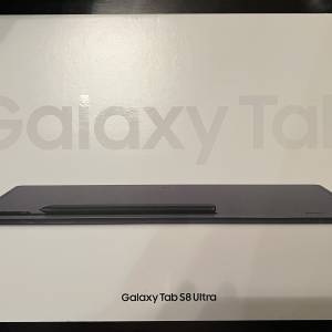 全新 未開封 SAMSUNG GALAXY TAB S8 ULTRA WIFI版 512GB 香港行貨 保養至2026年1月
