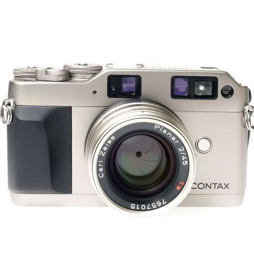 CONTAX G1 Planar 45mm f/2 35mm Rangefinder Film Camera #0537