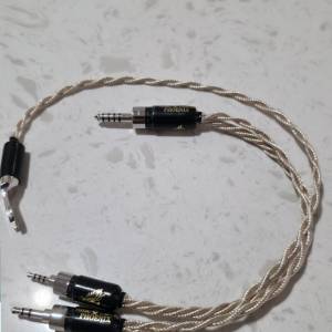 Toxic Cable Phoenix V1 過機線 (4.4 > 2.5 + 3.5 + Y 字接地頭)