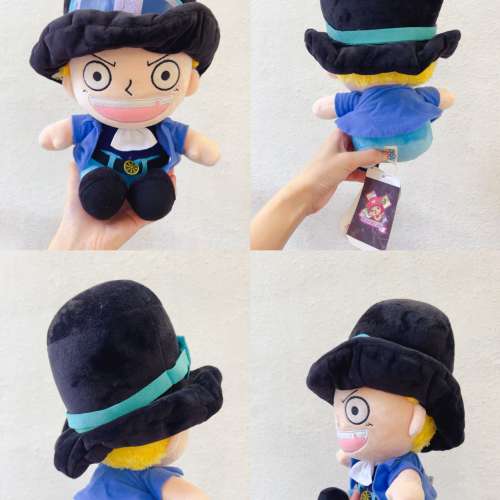 絕版、稀有款：海賊王變身路飛刀疤喬巴公仔 30 cm、薩博公仔 薩波公仔 32 cm，可以...