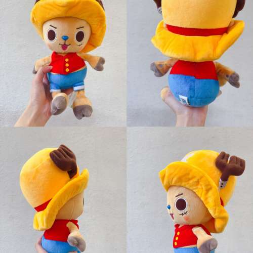 絕版、稀有款：海賊王變身路飛刀疤喬巴公仔 30 cm、薩博公仔 薩波公仔 32 cm，可以...