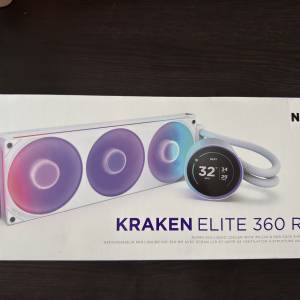 行貨有保 NZXT Kraken Elite 360 RGB 水冷 (送 6把 Lian Li TL V2)