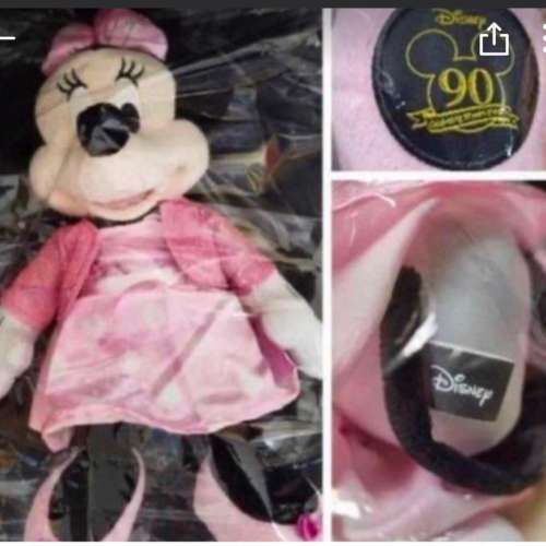 全新disney 迪士尼15吋玩具公仔米妮minnie 特別版New toy doll
