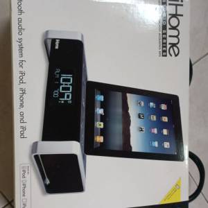 iHome Bluetooth audio system for iPod, iPhone,新正少用，舊版插坐，清位價$100