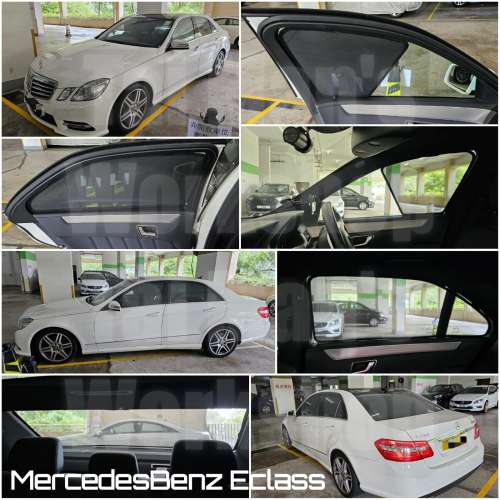 BENZ Eclass 全車磁石濾光窗網太陽擋