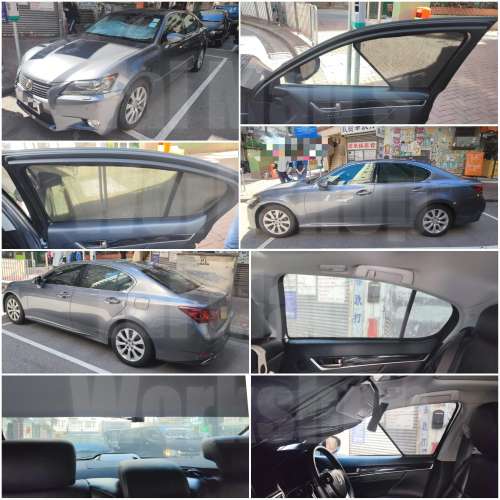 ARISTO GS300 全車磁石濾光窗網太陽擋