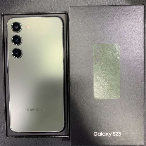 99%New Samsung s23 5G 8+512GB 綠色 香港行貨 全套有盒有配件 自用首選超值