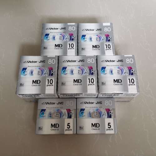 Victor CLEAR MiniDisc 80min MD碟