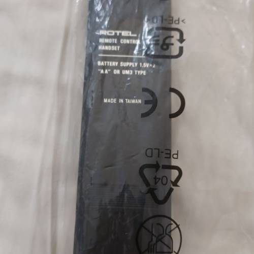 全新原廠Rotel RR-922 Remote Control Handset，Turner 搖控！售$250