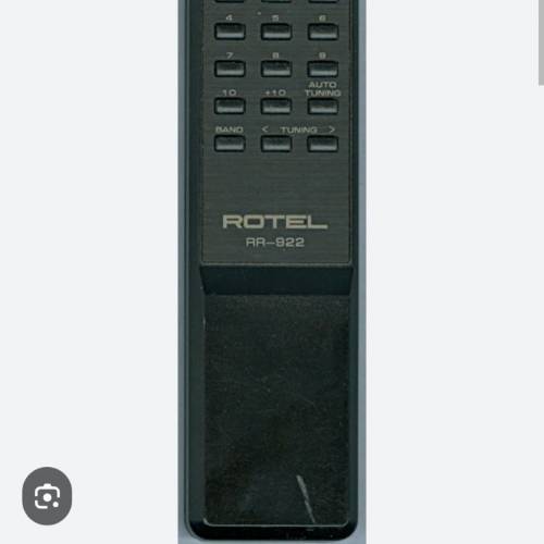 全新原廠Rotel RR-922 Remote Control Handset，Turner 搖控！售$250