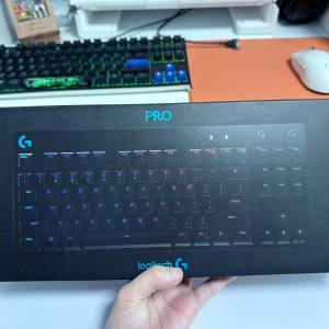 Logitech G Pro X GX-Blue青軸可換鍵軸機械式鍵盤