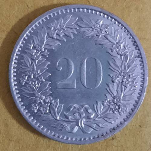 1975年瑞士硬幣（包郵）