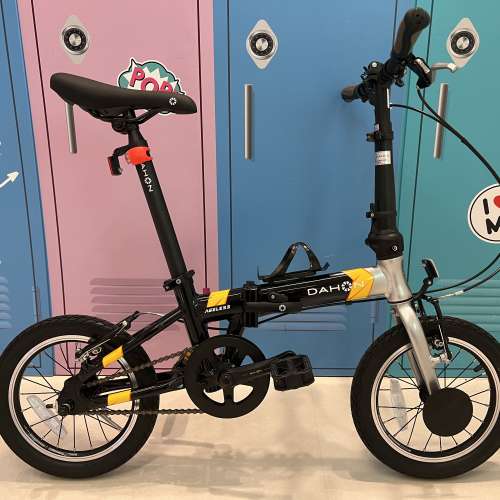 DAHON KAA411 KIDKING 單速鋁合金兒童折叠車 送水架前後蛙燈叮叮