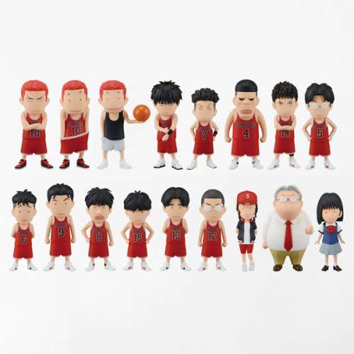 SLAM DUNK 男兒當入樽 FIGURE COLLECTION 湘北SET 全17種