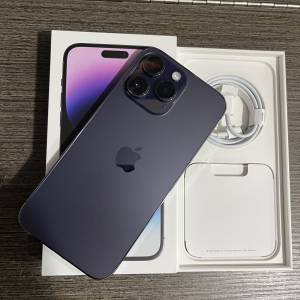 iPhone 14pro 256gb, 港行極新，冇修冇拆，電池健康度82，全套齊！不議價！