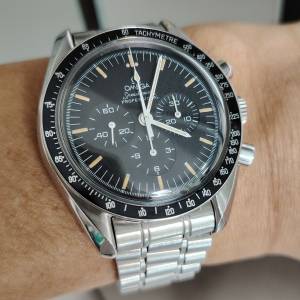 💥罕見高質素舊裝月球錶，靚 T-dial Omega Speedmaster professional 145.022，八九...
