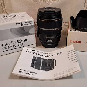 CANON EF-S 17-85 4-5.6 IS USM 差不多全新