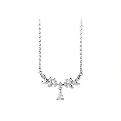 s999纯银月桂女神项链