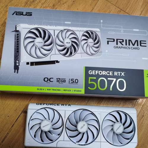 95% new Asus Prime RTX5070 OC 白色