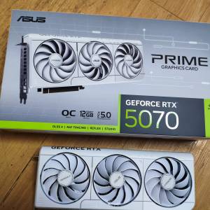 95% new Asus Prime RTX5070 OC 白色