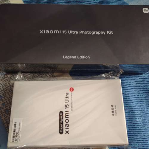 小米 15 Ultra 攝影套裝  Photography Kit Legend Edition (港行全新未開封， 送黑...
