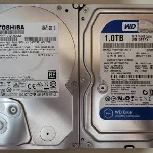 1TB HDD + 2TB HDD