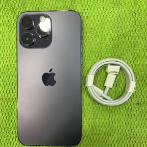 99%New iPhone 14 Pro Max 512GB 紫色 電池效能97% 有配件 自用首選超值