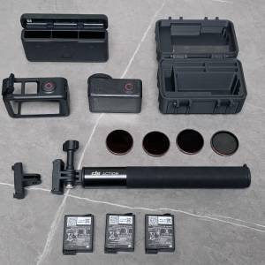 Osmo Action 5 Pro 運動相機 暢拍套裝 + 減光鏡 ND X 3 + 偏光鏡 CPL X 1 + 3D 打印...
