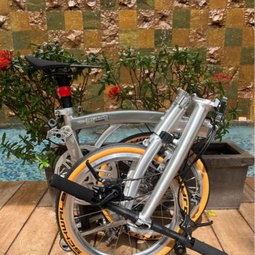 2025 鋁合金款 RUHM PRO C (PRO 1) 7速 C剎 16吋349 折叠車 送前後蛙燈叮叮