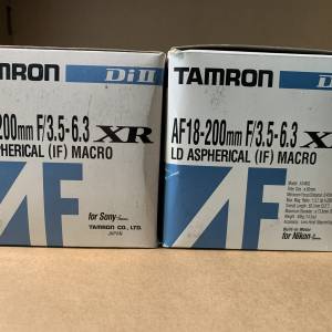 TAMRON AF 18-200 f/3.5-6.3 XR DiII for Sony ,Nikon