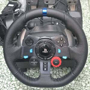 Logitech G29 DRIVING FORCE 賽車方向盤 +  棍波 Shifter full set for PS4/PS5/PC