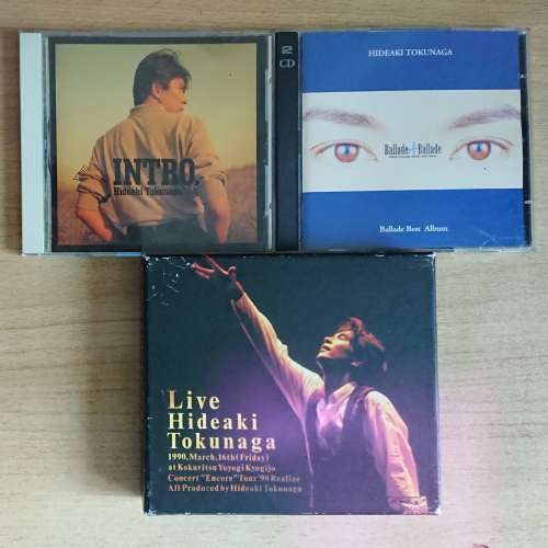 德永英明intro日版CD / Ballade Best Album日版雙CD / 演唱會雙CD