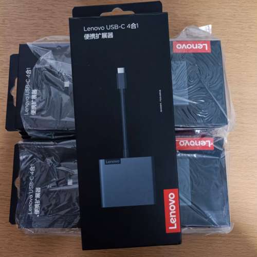 (包平郵/面交)Lenovo thinkplus USB-C Hub （PD）影像輸出 聲音輸出 便攜擴展器Typ...