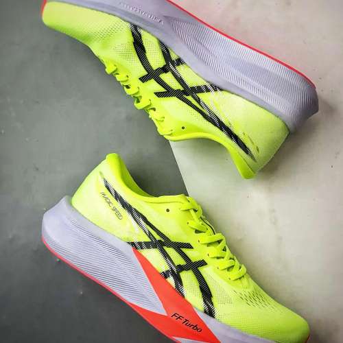 Asics Magic Speed 4 熒光黃 輕量減震碳板競速跑步鞋 size：36 37 38 39 39.5 40 4...