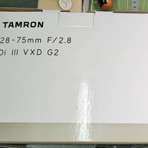 98%new 新淨行貨 Tamron 28-75mm f2.8 Z mount+hoya filter
