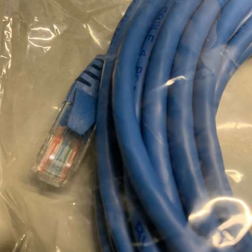 台灣 CTi UTP CAT5E LAN patch cable 30ft 30呎 LAN線 台灣製造