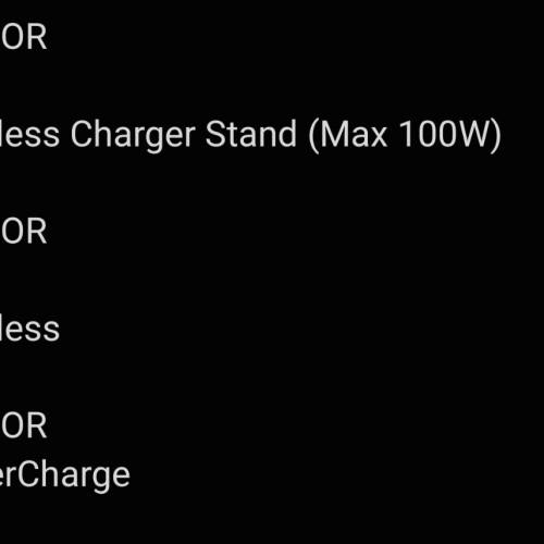 Honor wireless charger stand（ max 100W ）