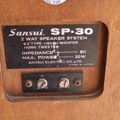 山水 Sansui SP30 speakers