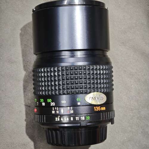 Minolta 135/2.8 MD 美能達 135mm 135 鏡片通透冇花冇霉 對焦順暢 光圈開合正常 98...