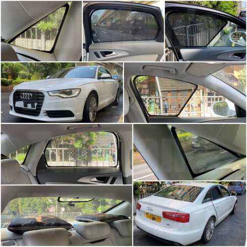 AUDI A6 RS6 全車磁石濾光窗網太陽擋