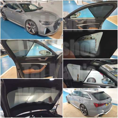 AUDI A6 RS6 全車磁石濾光窗網太陽擋