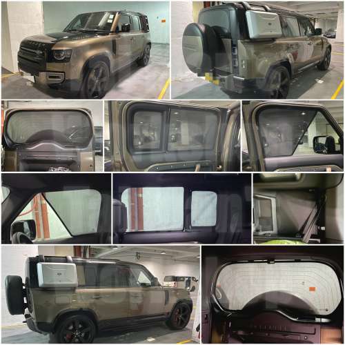 LANDROVER DEFENDER 全車磁石濾光窗網太陽擋