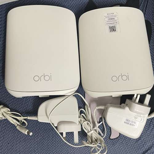 Netgear Orbi Mesh WiFi 6 專業級雙頻路由器 (RBR350主機+RBS350衛星)